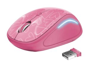 MOUSE USB OPTICAL WRL YVI FX/PINK 22336 TRUST