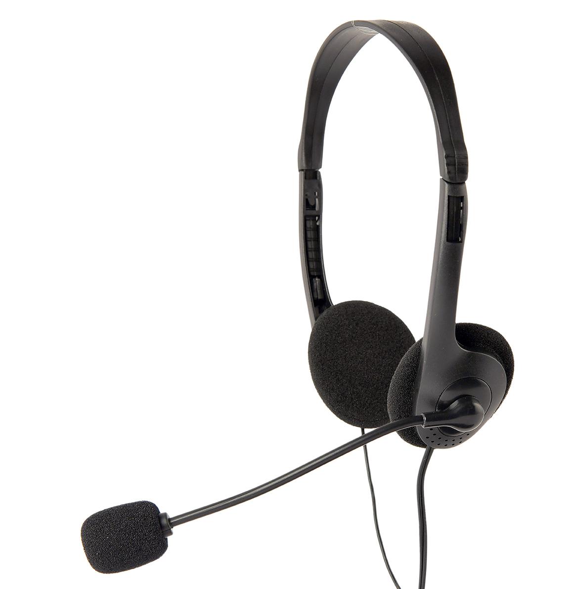 HEADSET STEREO/BLACK MHS-123 GEMBIRD