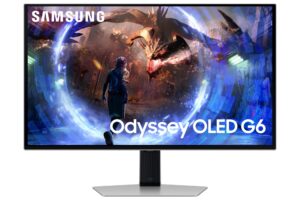 Monitor|SAMSUNG|27"|Gaming|Panel OLED|2560x1440|16:9|0.03 ms|Swivel|Pivot|Height adjustable|Tilt|Colour Silver|LS27DG602SUXEN
