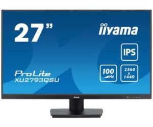 LCD Monitor|IIYAMA|27"|Business|Panel IPS|2560x1440|16:9|100Hz|Matte|1 ms|Speakers|Tilt|Colour Black|XU2793QSU-B6