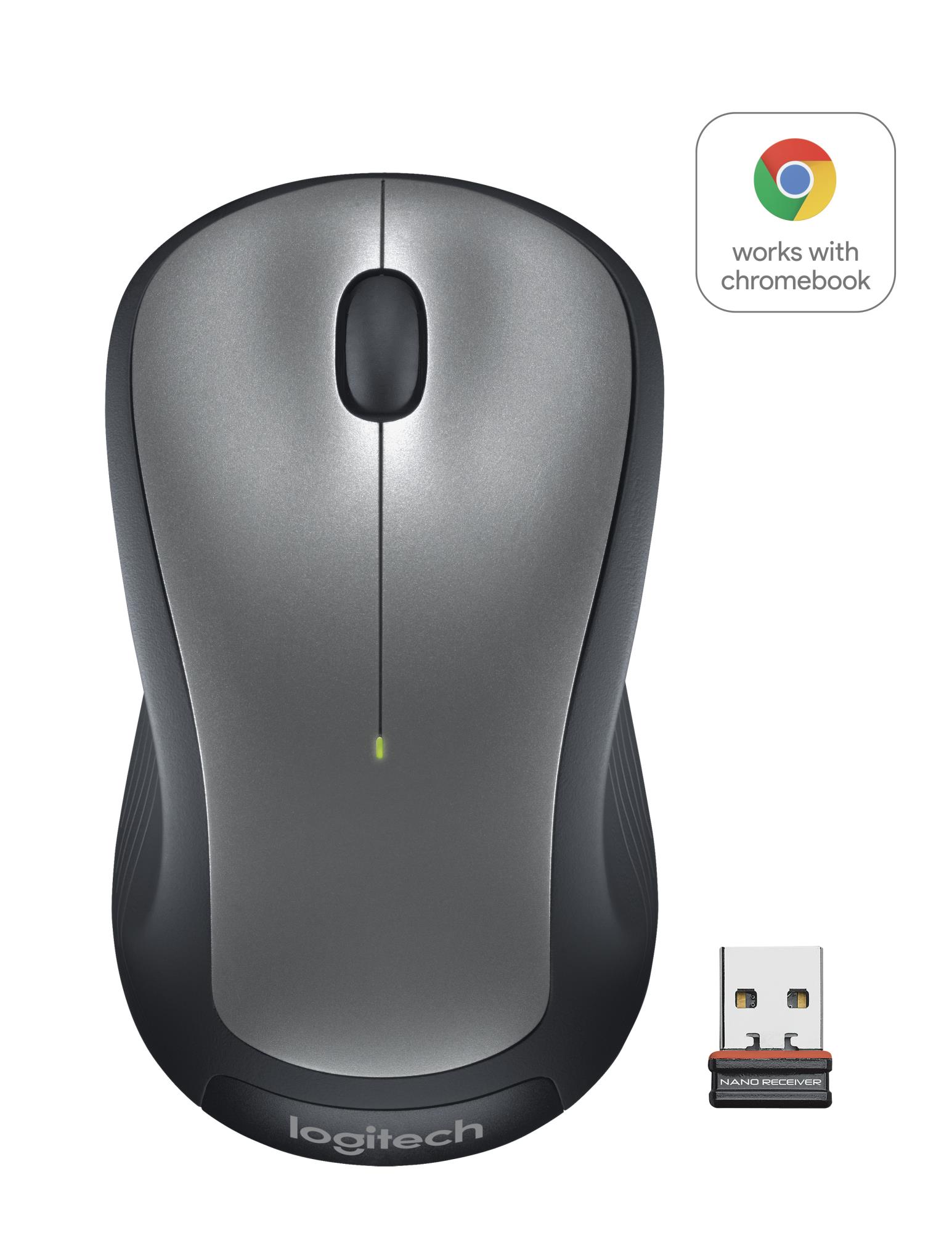 MOUSE USB OPTICAL WRL M310/SILVER 910-003986 LOGITECH