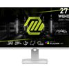 LCD Monitor|MSI|MAG 274QRFW|27"|Gaming|Panel IPS|2560x1440|16:9|180 Hz|Matte|1 ms|Swivel|Pivot|Height adjustable|Tilt|Colour White|MAG274QRFW