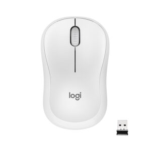 MOUSE USB OPTICAL WRL M220/SILENT WH 910-006128 LOGITECH