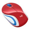 MOUSE USB OPTICAL WRL M187/RED 910-002732 LOGITECH