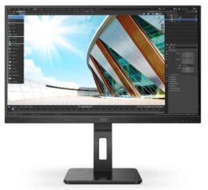 LCD Monitor|AOC|27P2Q|27"|Business|Panel IPS|1920x1080|16:9|75Hz|Matte|4 ms|Speakers|Swivel|Pivot|Height adjustable|Tilt|Colour Black|27P2Q