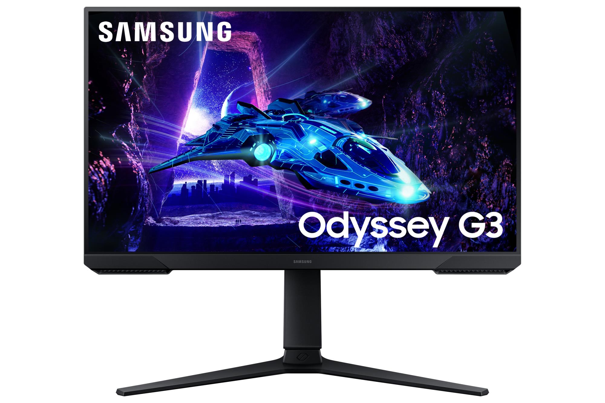LCD Monitor|SAMSUNG|24"|Gaming|Panel VA|1920x1080|16:9|180Hz|1 ms|Swivel|Pivot|Height adjustable|Tilt|Colour Black|LS24DG302EUXEN