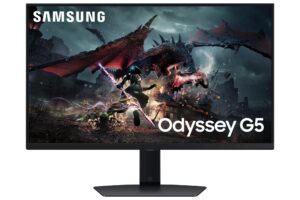 LCD Monitor|SAMSUNG|27"|Gaming|Panel IPS|2560x1440|16:9|180Hz|1 ms|Swivel|Pivot|Height adjustable|Tilt|Colour Black|LS27DG500EUXEN